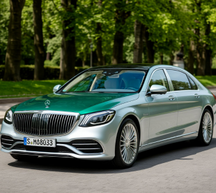 Выпущено только 25 машин редкого лимузина Mercedes-Maybach S680 Emerald Isle