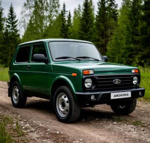 Lada Niva предстала в премиальном зелёном металлическом цвете «Амазония»