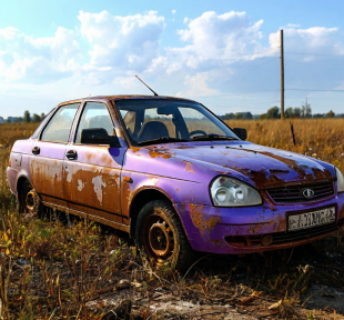 В РФ обнаружена Lada Priora с пробегом 1000 000 км